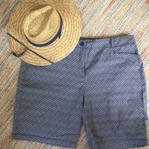 Talbots Blue/White Patterned Shorts